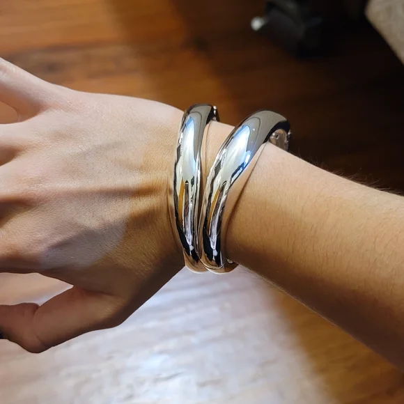 Silver Bangles - Picture 3 of 4